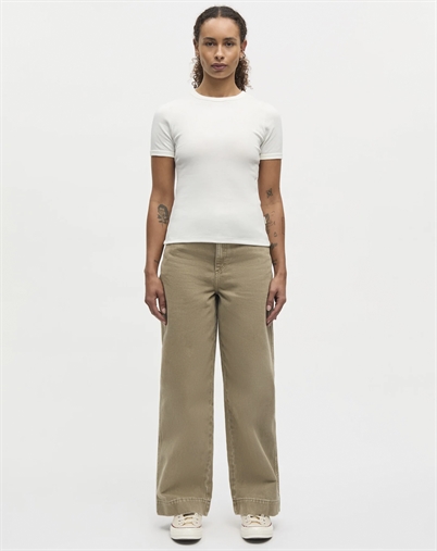 Mads Nørgaard - Grace Jersey June Tee T-Shirt - White